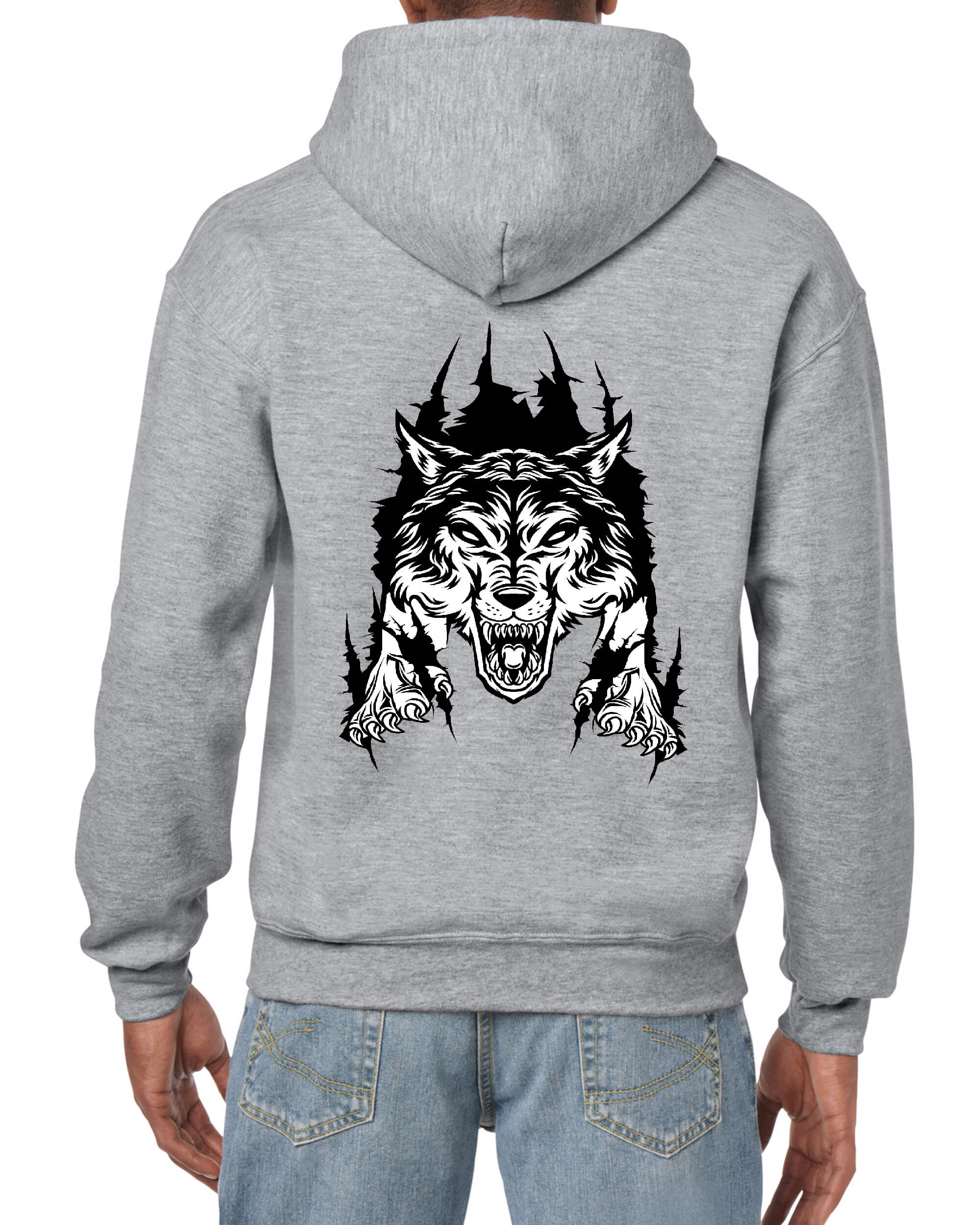 Treason Wolf Tear Hoodie TALL